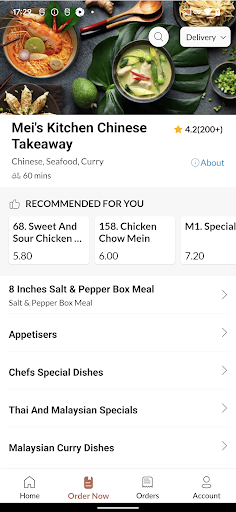 Meis Kitchen Chinese Takeaway Screen 3