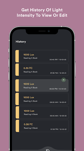 LUX Meter - Light Meter Screen 2