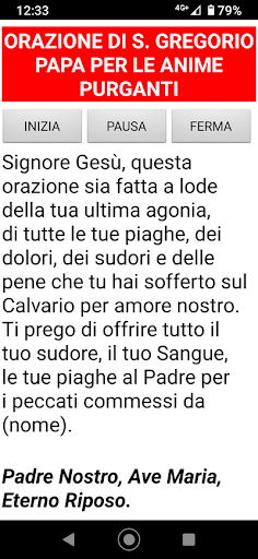 Orazione di San Gregorio Papa Screen 2