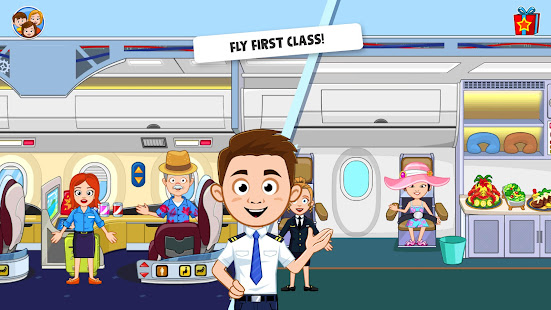 My Town Airport game for kids v1.19 Mod (Unlocked) Apk