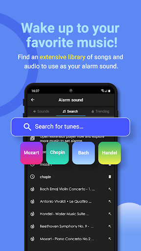 MixerBox Music Alarm Clock Screen 2