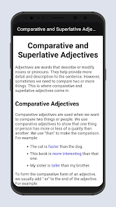 Comparative & Superlative Adj