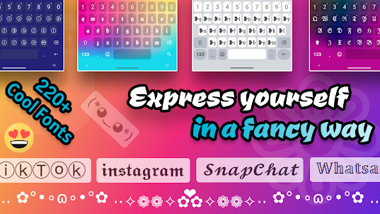 Fonts Keyboard Emoji & Themes