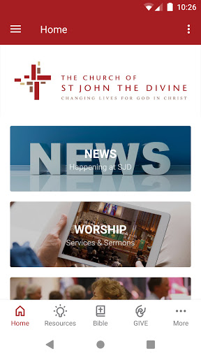 Android application St. John the Divine screenshort