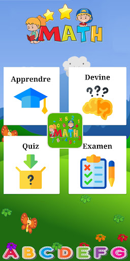 Android application Learn maths: learning game screenshort