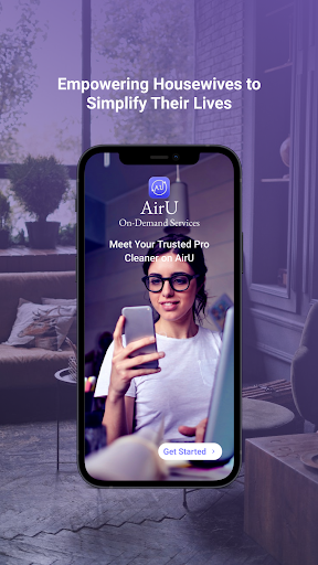 Android application AirU - On Demand Home Services screenshort