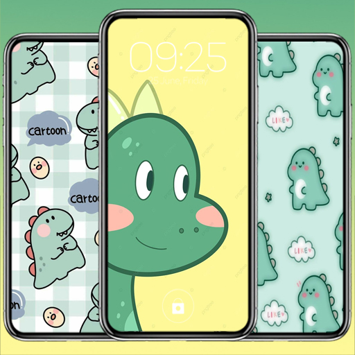 Cute Dino Wallpaper Logo