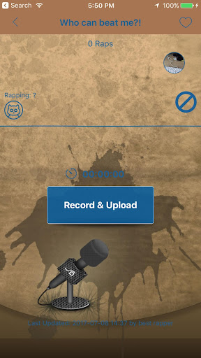 Android application Rap Battle - Rap the World screenshort