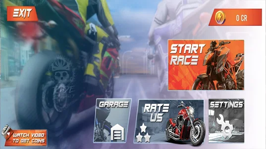 Motorräder Xtreme Rennspiel