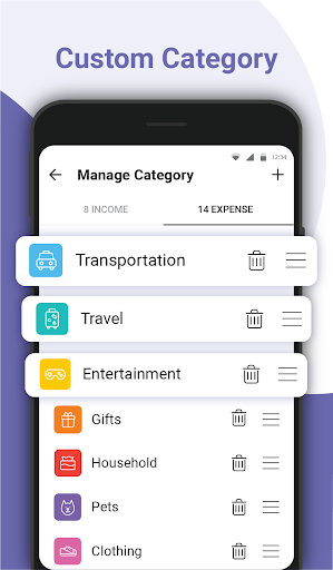 Screenshot of Money Manager: Expense Tracker