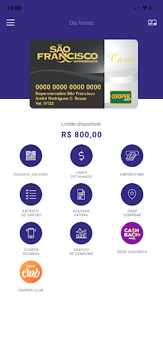 Android application São Francisco Card screenshort