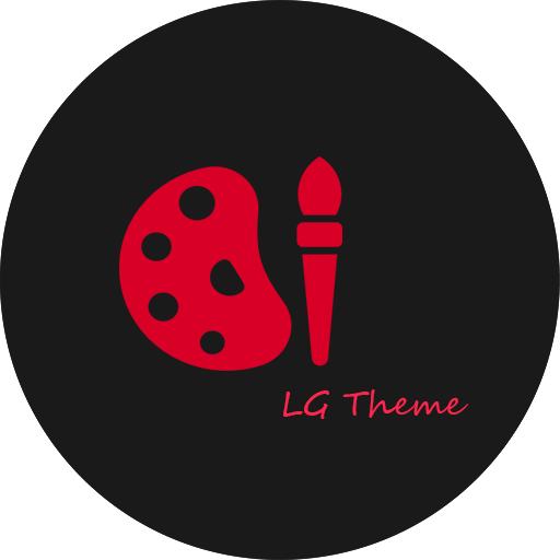 [UX6] Red Black Theme for LG V 2.0 Icon