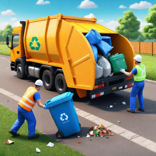 Garbage Truck Driving Game 3D logo