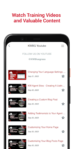 KWBG Agent App Screen 3