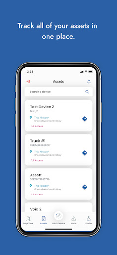 Android application TracMile screenshort