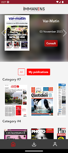 Android application My Delimobi screenshort