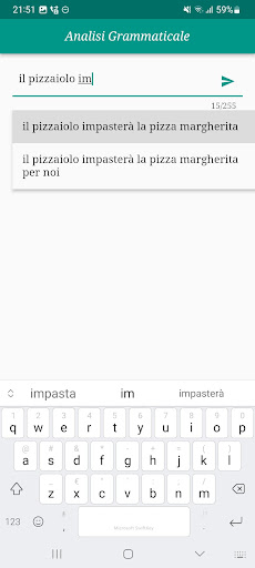 Analisi Grammaticale OnLine Screen 2