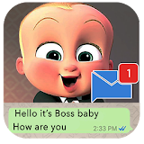 Chat with boss baby prank icon