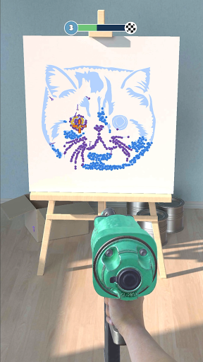 Android application Nail Gun Art screenshort