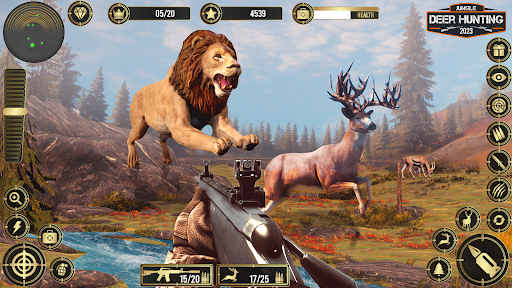 Jungle Deer Hunting Games 3D - Action - games