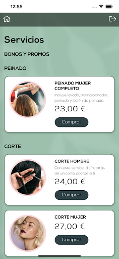 Alonsos Peluqueros Screen 3