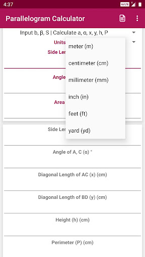 Parallelogram calculator 2024