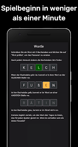 Wordle - Wortspiel auf Deutsch