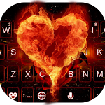 Cover Image of Download Flamingheart Keyboard Theme 27.0 APK