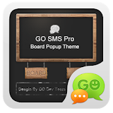 GO SMS Pro BlackBoard PopupThe icon