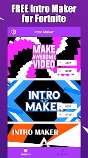 Fort Intro Maker für YouTube - Fortnite-Einführung Screenshot