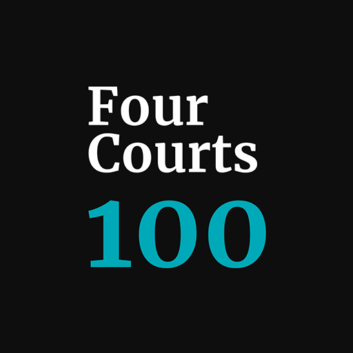 Four Courts 100 logo