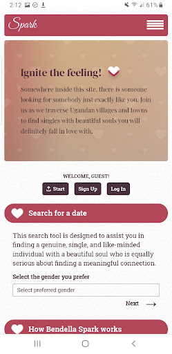 Android application Bendella Spark screenshort