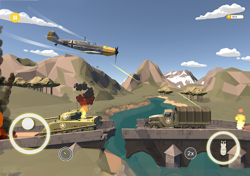 Screenshot Ace bomber WW2 Warplanes games