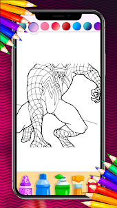 Coloring Book : Venom Game 4K