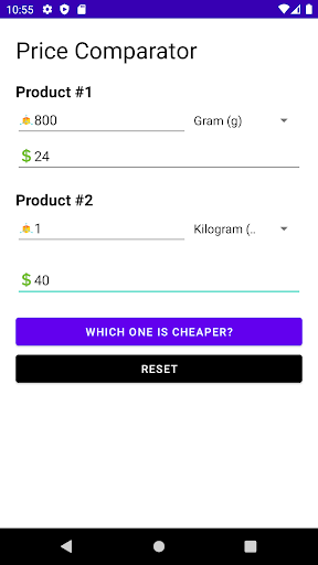 Android application Price Comparator - Jetboost screenshort