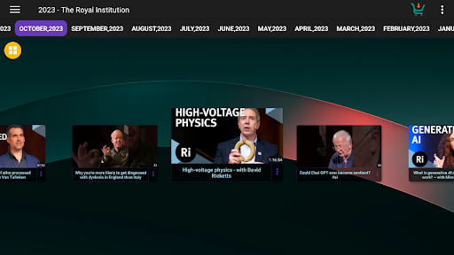 Screenshot of The Royal Institution TV