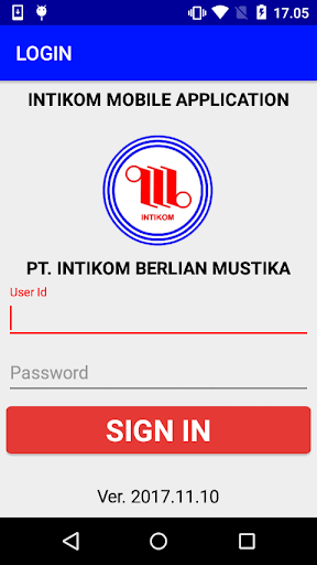 Android application Intikom CCC Mobile Application screenshort