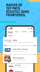 TuneIn Radio: sport & radio FM Capture d'écran