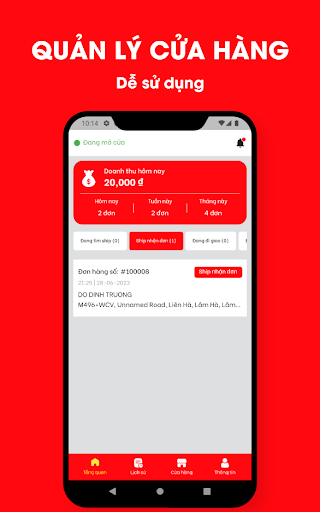 Android application D2 Merchant screenshort