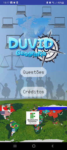 Android application Duvid Geografia 3º ano screenshort