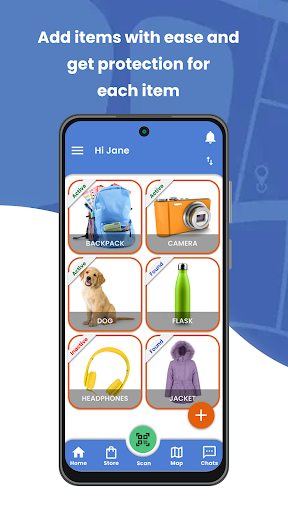 Android application LostIt Tag: QRcode Lost&Found screenshort