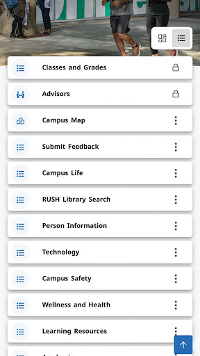 RUSH University Mobile Screen 2