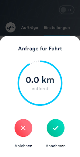 Android application go! Fleet Driver screenshort
