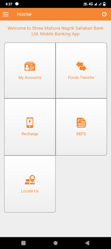 Android application Shree Mahuva Nagrik Sahakari B screenshort