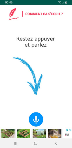 Android application Comment ça s'écrit?-Traduction screenshort
