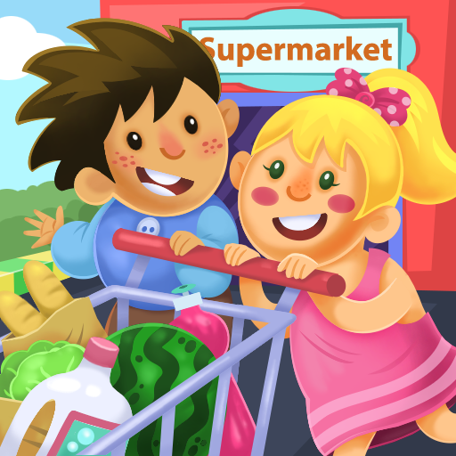 Kiddos in Supermarket  Icon