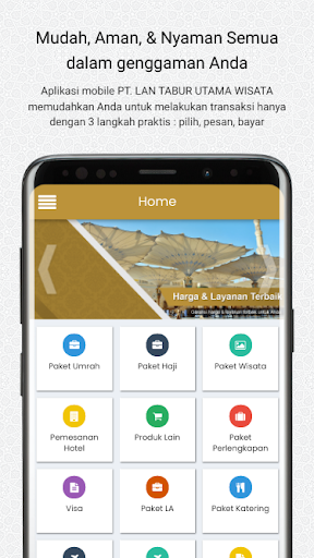 Android application Lantama Wisata screenshort