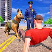US Police Dog k9 - Crime Catch Police Pursuit Cop