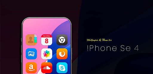 Android application IPHONE Se 4 Theme screenshort