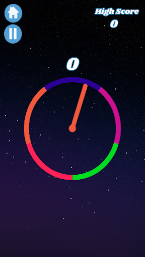 Android application Color Wheel & Ball Crazy Game screenshort